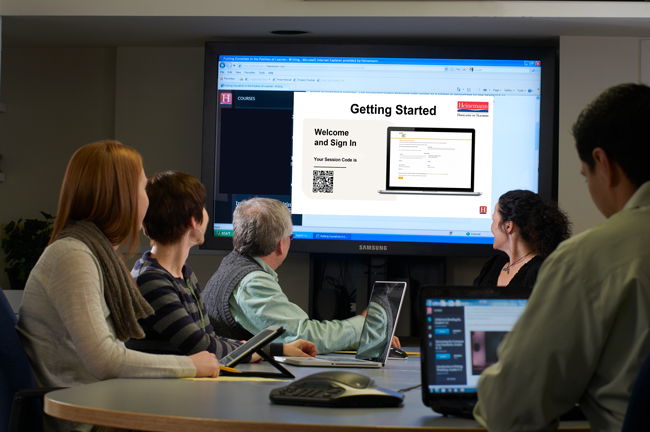 Teachers watching a Getting Started Video